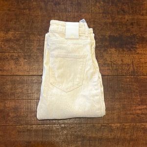 Zara Womens Off white skinny jeans